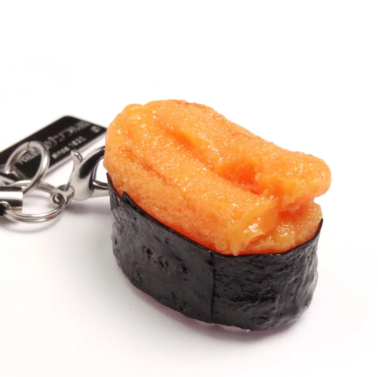 Food Sample Strap - Mini Sushi (Sea Urchin),Mini Sushi Sea Urchin food sample strap, vibrant accessory.