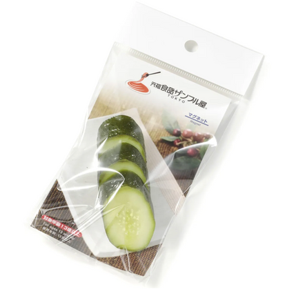 Food Sample Magnet - Pickled Cucumber (Cut)
