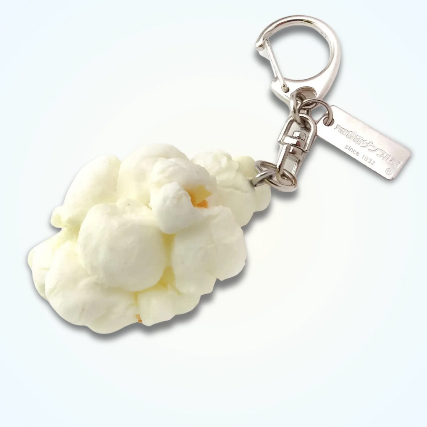 Food Sample Key Ring - Popcorn,Popcorn food sample key ring, fun and colorful.