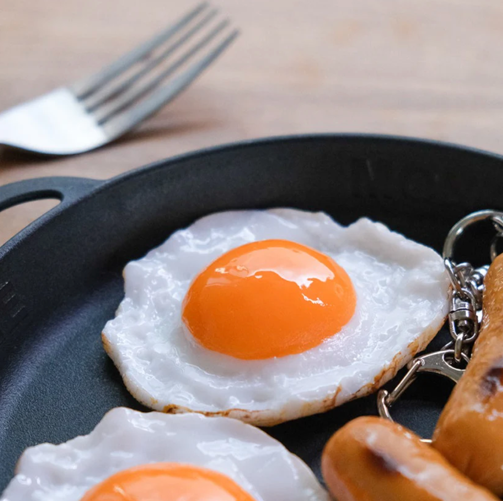 Food Sample - Keyring Fried Egg