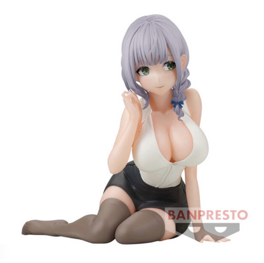 Hololive - Shirogane Noel #hololive IF - Relax Time Figure Office Style Ver.,Relaxed office-style figure of hololive VTuber Shirogane Noel from #hololive IF - Relax Time capturing her laid-back elegance.