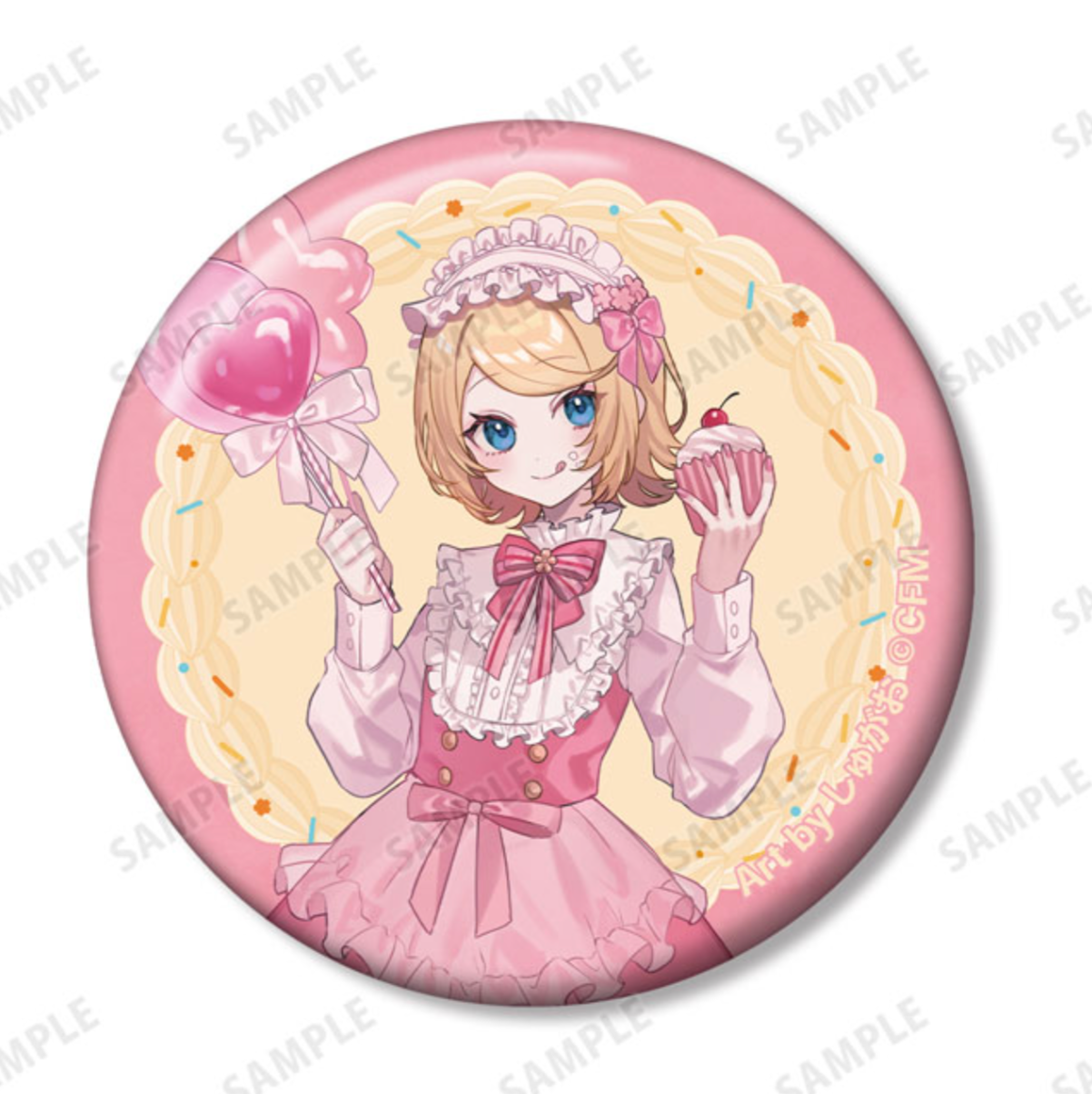 Sakura Miku - Original Sakura Party Ver. Art by Shugao Trading Can Badges (12 Types)