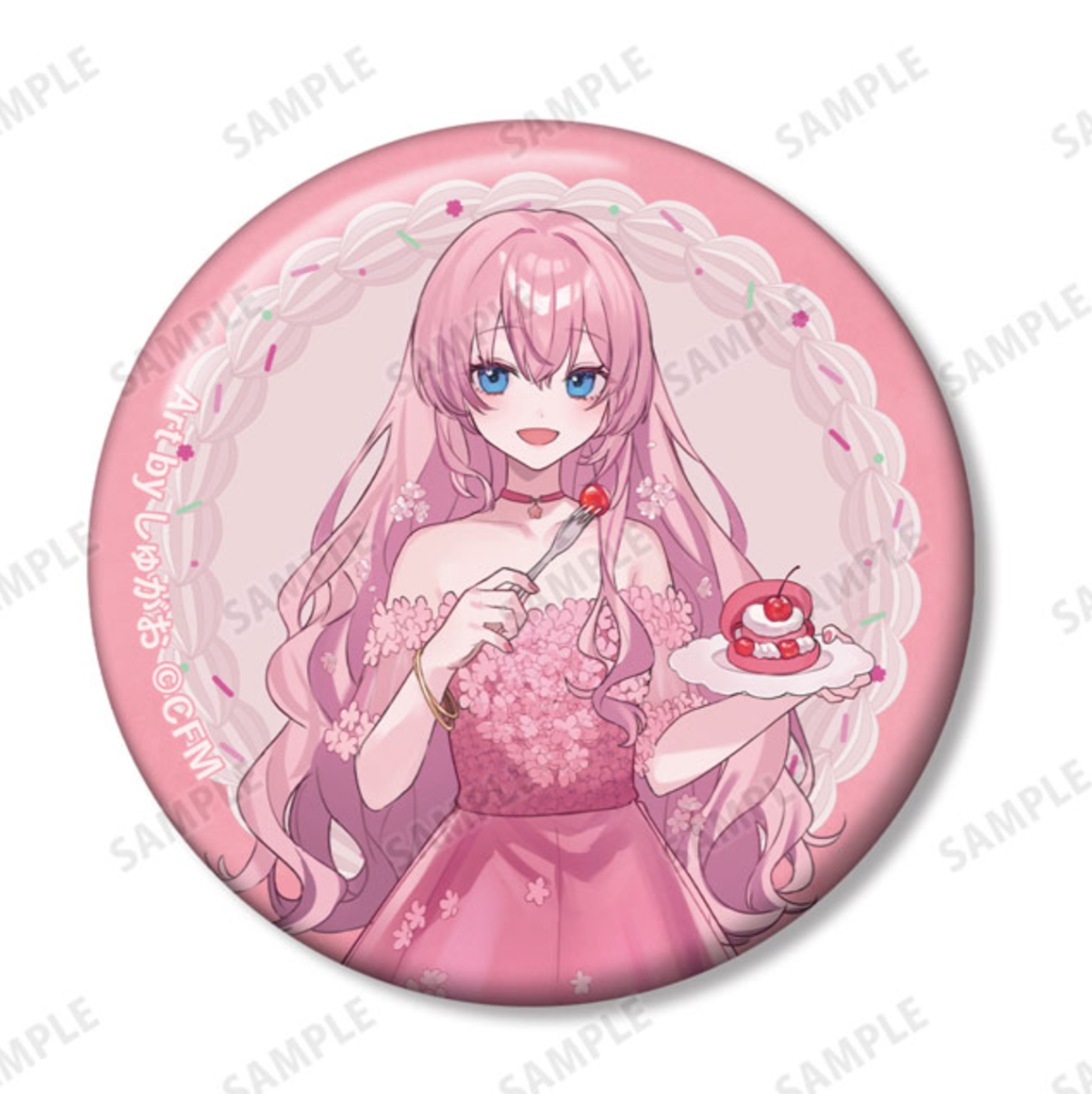 Sakura Miku - Original Sakura Party Ver. Art by Shugao Trading Can Badges (12 Types)