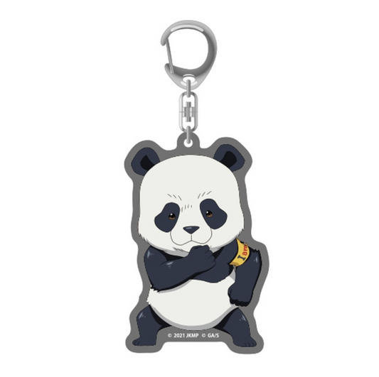 Jujutsu Kaisen 0 - Nendoroid Plus Acrylic Keychain Panda,"Adorable Jujutsu Kaisen 0 Nendoroid Plus Acrylic Keychain featuring Panda, a fun accessory with a playful design."