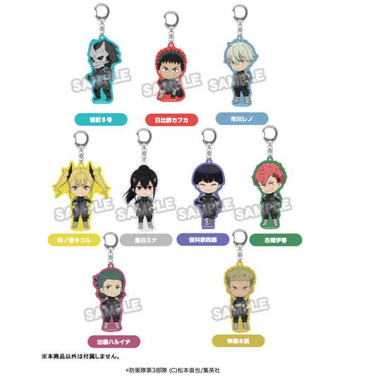 Kaiju No. 8 - Nendoroid Plus Acrylic Keychain Reno Ichikawa,"Eye-catching Kaiju No. 8 Nendoroid Plus Acrylic Keychain featuring Reno Ichikawa, offering a stylish collectible design."