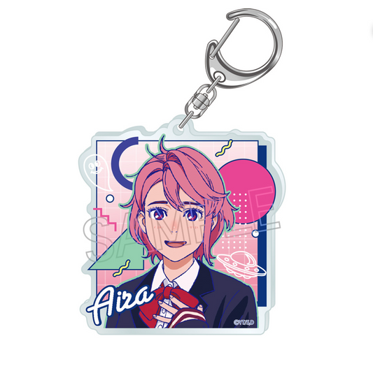 Dandadan - Vivid Line Acrylic Keychain [Aira],"Sleek Dandadan Vivid Line Acrylic Keychain [Aira] featuring a modern design, perfect for adding a pop of color to your keys."