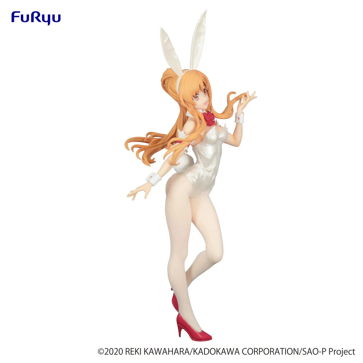 Sword Art Online’s Asuna in a white bunny costume, elegant BiCute Bunnies figure.