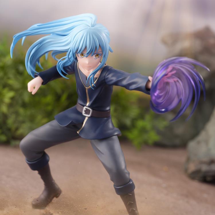 Rimuru Tempest Vibration Stars figure, dynamic action pose with sword.