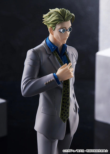 Kento Nanami Pop Up Parade figure in suit and glasses, posed mid-strike from Jujutsu Kaisen.