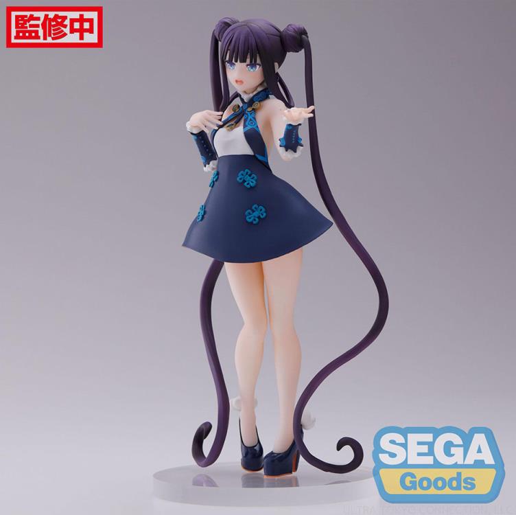 Luminasta Yang Guifei figure from Fate/Grand Order, featuring long sleeves, ornate accessories, and a serene, mystical expression.