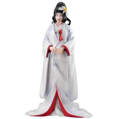 Hinata Hyuga Gals Series figure in wedding kimono with gentle smile.