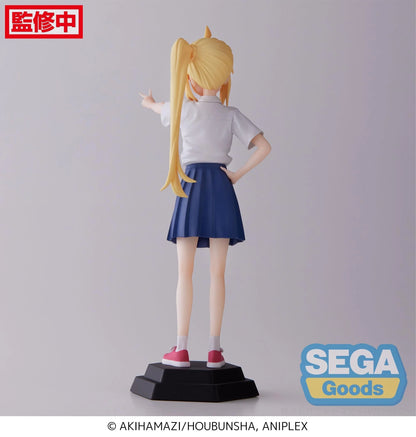 Miniature Nijika Ijichi figure from Bocchi the Rock! Desktop x Decorate series.