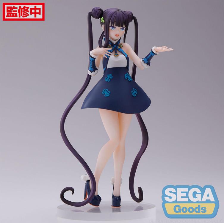 Luminasta Yang Guifei figure from Fate/Grand Order, featuring long sleeves, ornate accessories, and a serene, mystical expression.