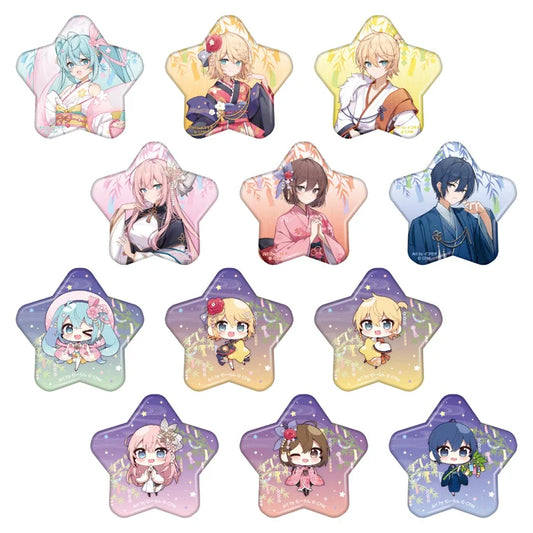 Hatsune Miku - Akihabara Festival 2024 Trading Star-shaped Can Badges Tanabata Ver. (1 random)