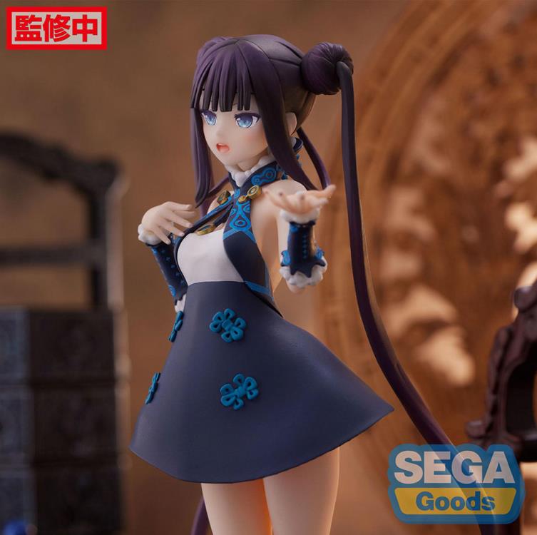 Luminasta Yang Guifei figure from Fate/Grand Order, featuring long sleeves, ornate accessories, and a serene, mystical expression.