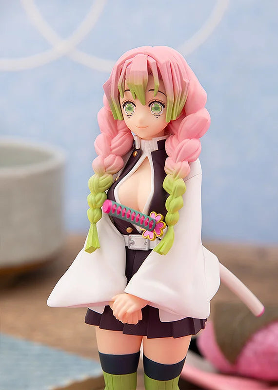 Kanroji Mitsuri Pop Up Parade figure from Demon Slayer, with bright hair and confident smile.