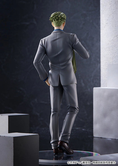 Kento Nanami Pop Up Parade figure in suit and glasses, posed mid-strike from Jujutsu Kaisen.