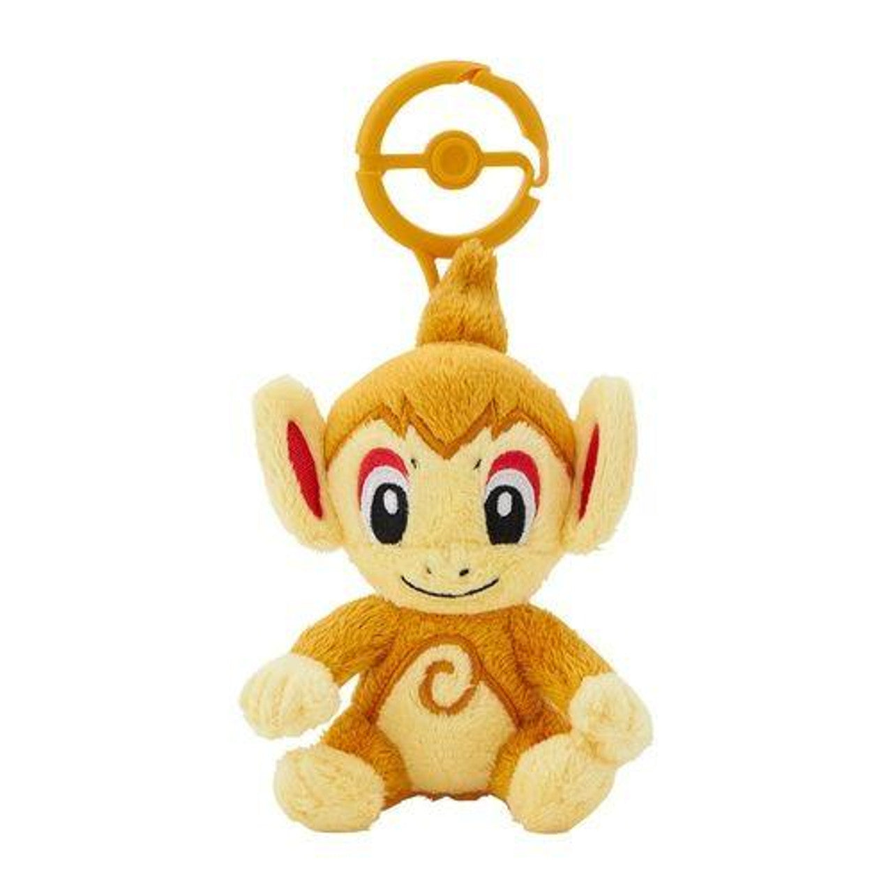 Pokémon - Carabiner Mascot Chimchar,"Dynamic Chimchar Carabiner Mascot from Pokémon, featuring a bold design and convenient carabiner feature."