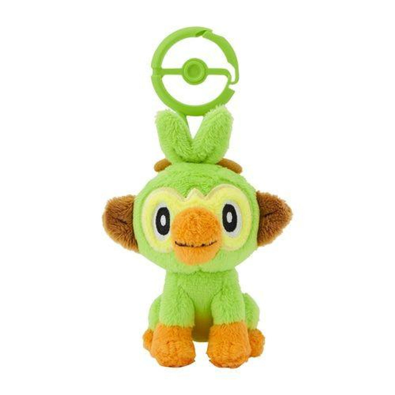 Pokémon - Carabiner Mascot Grookey,"Energetic Grookey Carabiner Mascot from Pokémon, designed with vibrant colors and practical functionality."