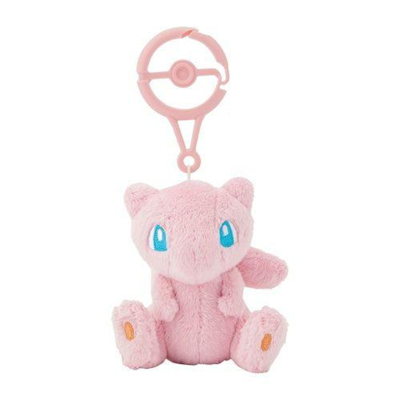 Pokémon - Carabiner Mascot Mew,"Adorable Mew Carabiner Mascot from Pokémon, combining iconic charm with a practical keychain design."