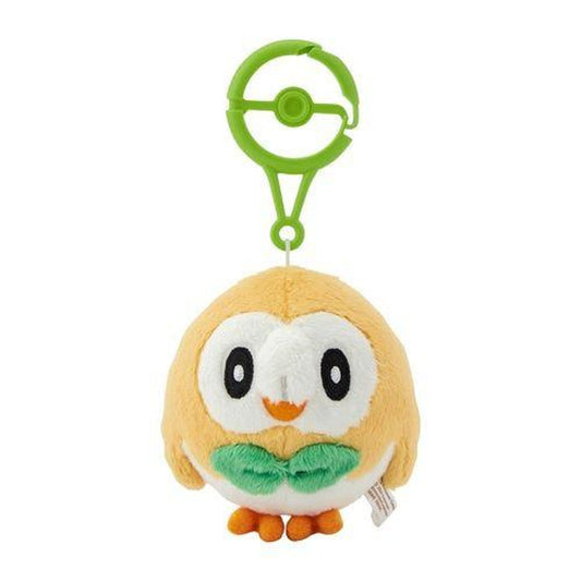 Pokémon - Carabiner Mascot Rowlet,"Cute Rowlet Carabiner Mascot from Pokémon, blending playful design with everyday practicality."