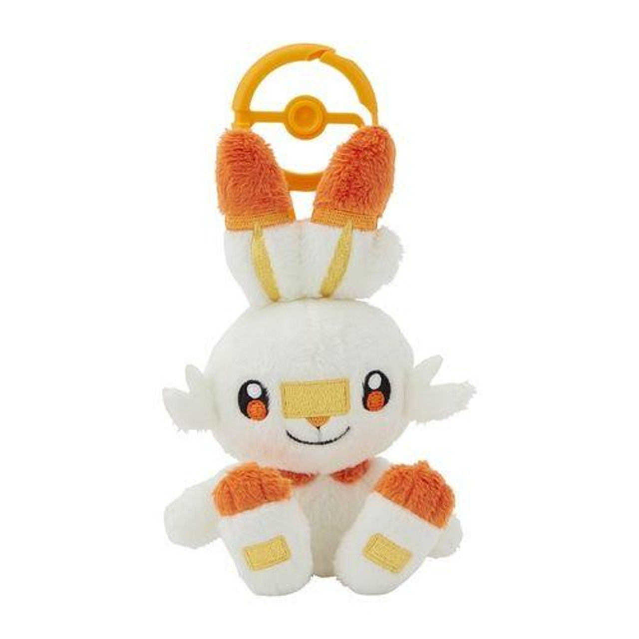 Pokémon - Carabiner Mascot Scorbunny,"Vibrant Scorbunny Carabiner Mascot from Pokémon, featuring a bold design and convenient carabiner functionality."