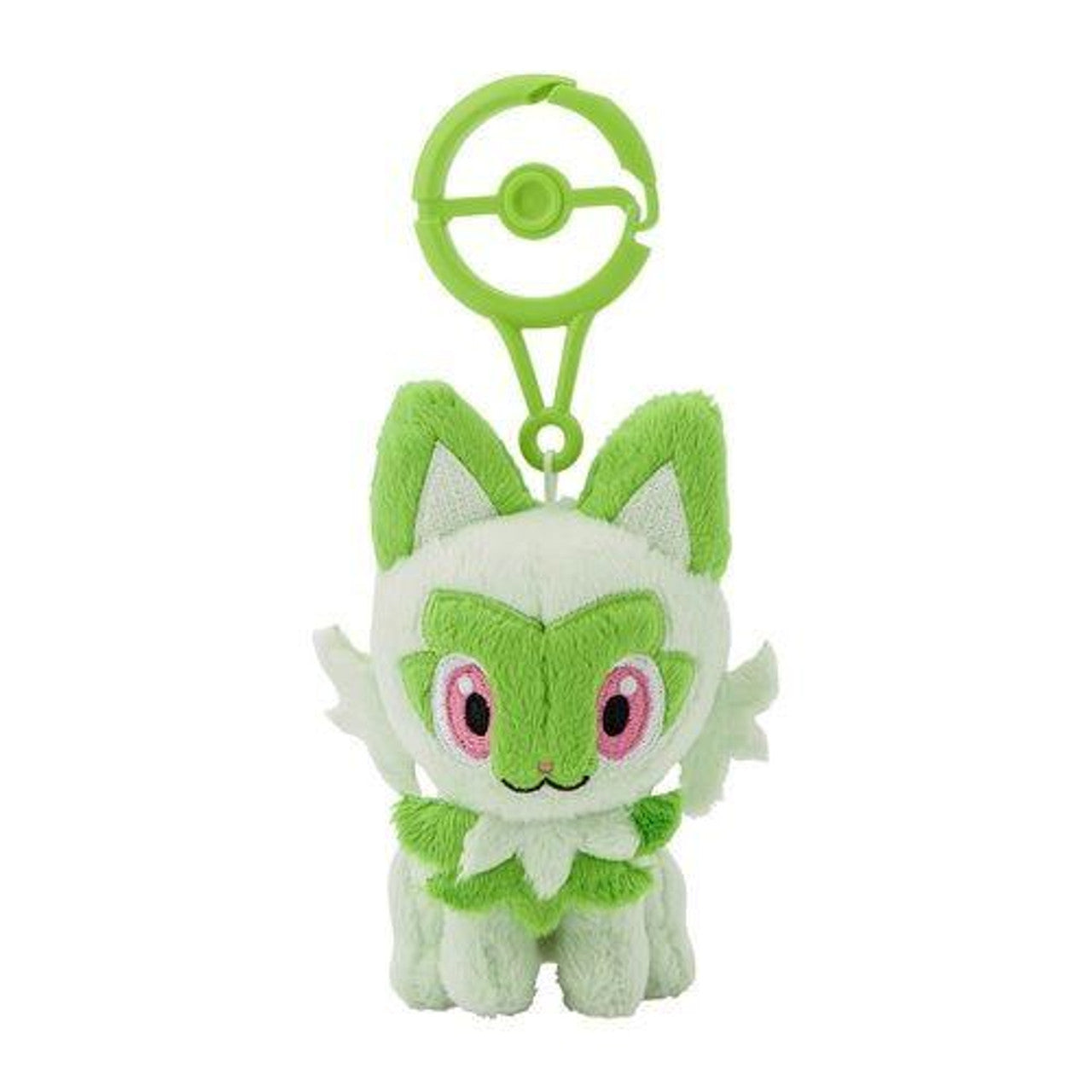 Pokémon - Carabiner Mascot Sprigatito,"Delightful Sprigatito Carabiner Mascot from Pokémon, featuring fresh design details and a functional carabiner."