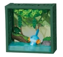 One Pokémon figure framed in the Deep Green Forest series, detailed natural background.