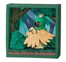 One Pokémon figure framed in the Deep Green Forest series, detailed natural background.