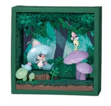 One Pokémon figure framed in the Deep Green Forest series, detailed natural background.