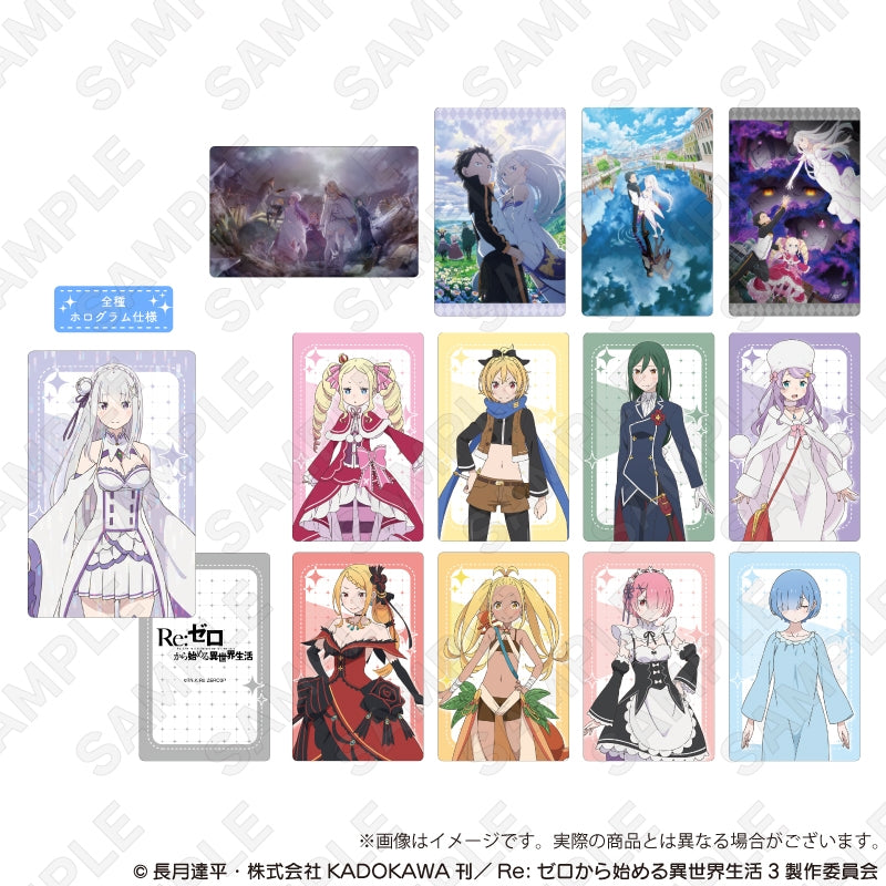 Re:Zero - Trading Hologram Cards (Pack of 5 random cards)| Mini Akihabara