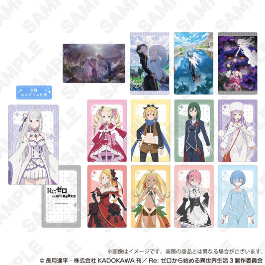 Re:Zero - Trading Hologram Cards (Pack of 5 random cards)| Mini Akihabara